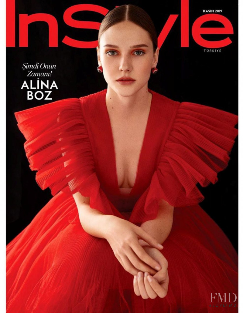 Alina Boz featured on the InStyle Turkey cover from November 2019