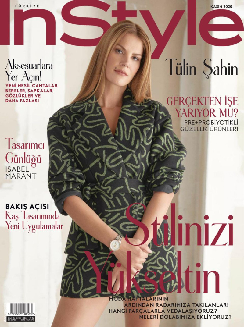 Tülin Sahin featured on the InStyle Turkey cover from November 2020