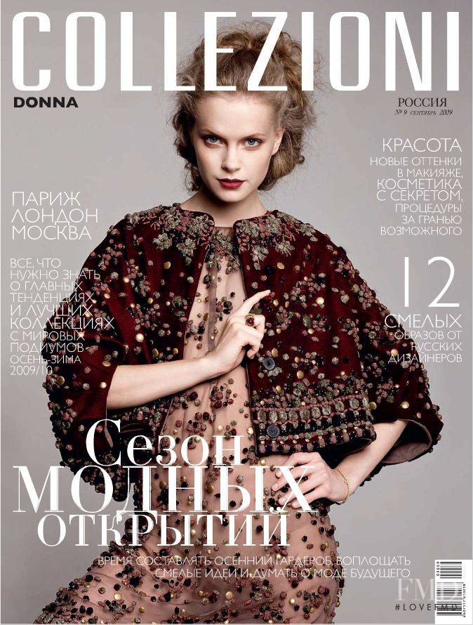  featured on the Collezioni Russia cover from September 2009