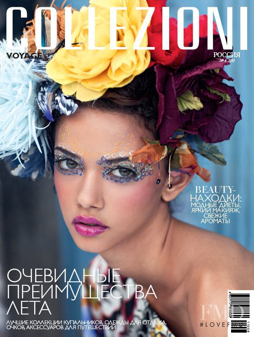 Marina Nery featured on the Collezioni Russia cover from June 2011