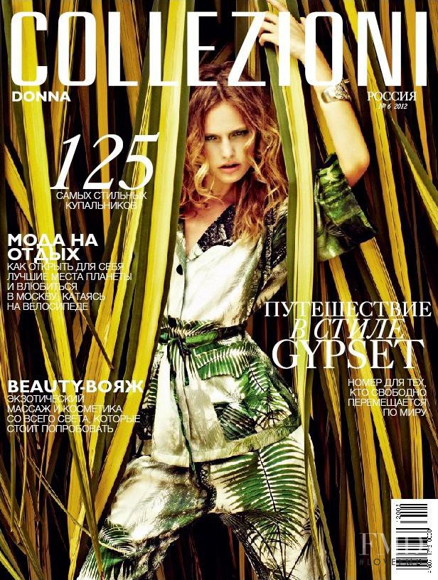 Nathallia Krauchanka featured on the Collezioni Russia cover from June 2012