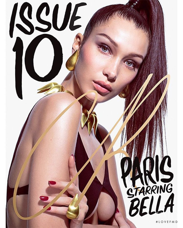 Bella Hadid featured on the CR Fashion Book cover from February 2017