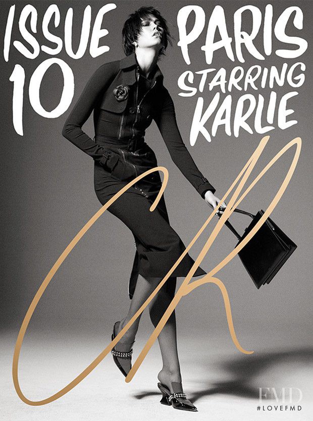 Karlie Kloss featured on the CR Fashion Book cover from February 2017