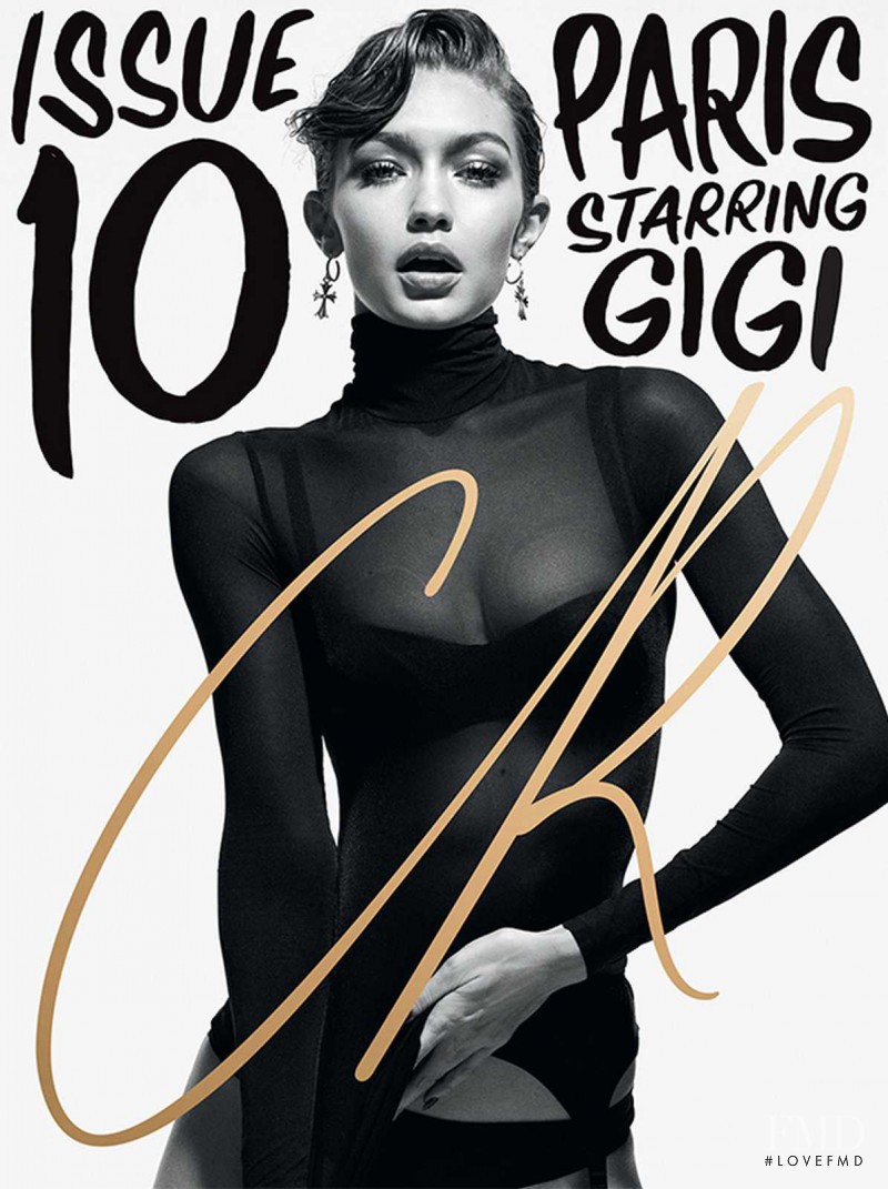 Gigi Hadid featured on the CR Fashion Book cover from February 2017