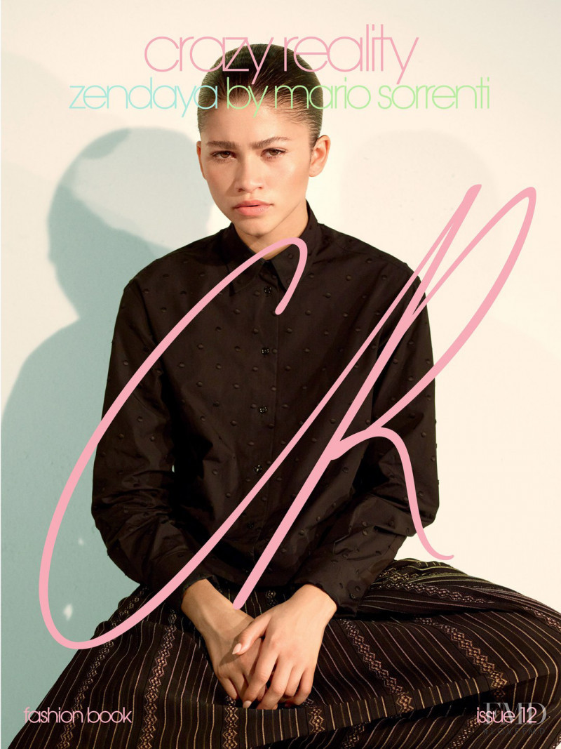 Zendaya featured on the CR Fashion Book cover from March 2018