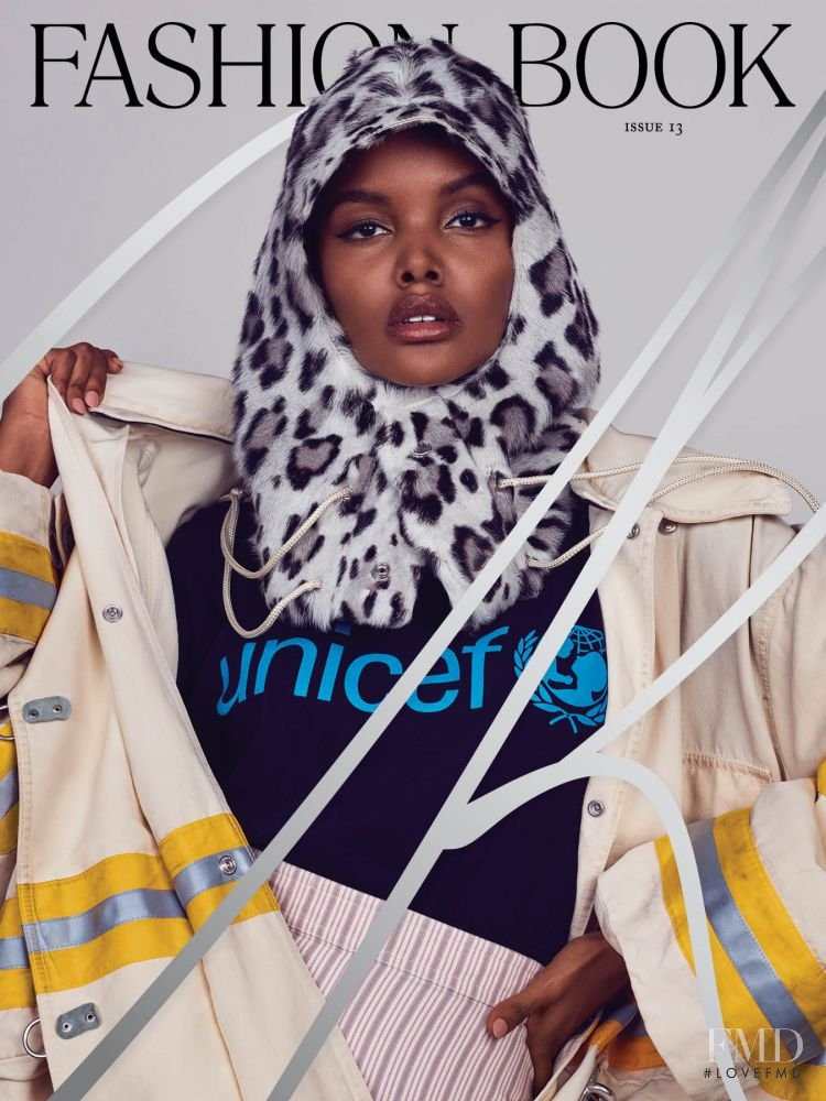 Halima Aden featured on the CR Fashion Book cover from September 2018