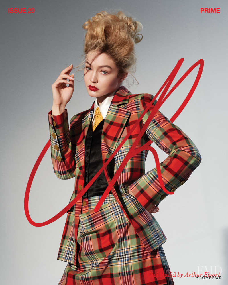 Gigi Hadid featured on the CR Fashion Book cover from March 2022