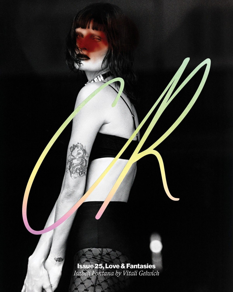 Isabeli Fontana featured on the CR Fashion Book cover from October 2024