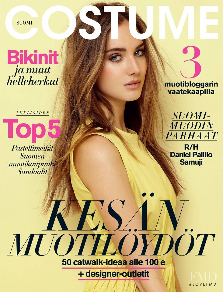 Siri Crafoord featured on the Costume Finland cover from April 2012