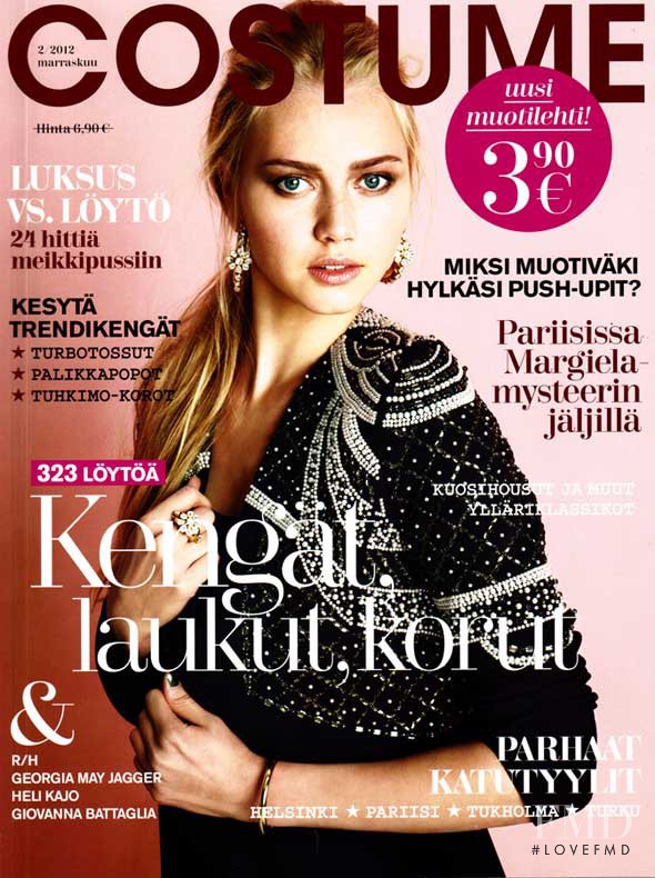 Lumi featured on the Costume Finland cover from November 2012