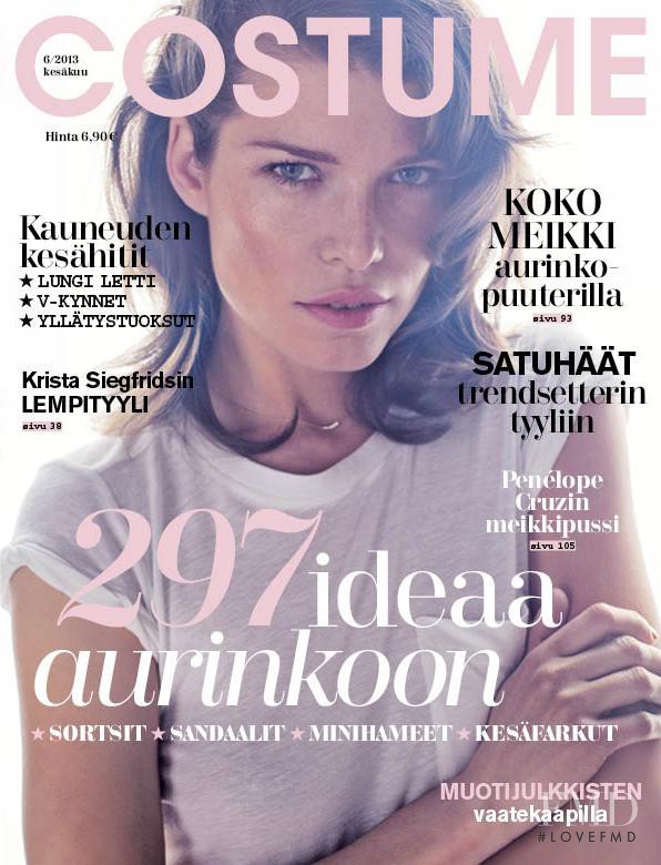 Louise Pedersen featured on the Costume Finland cover from June 2013