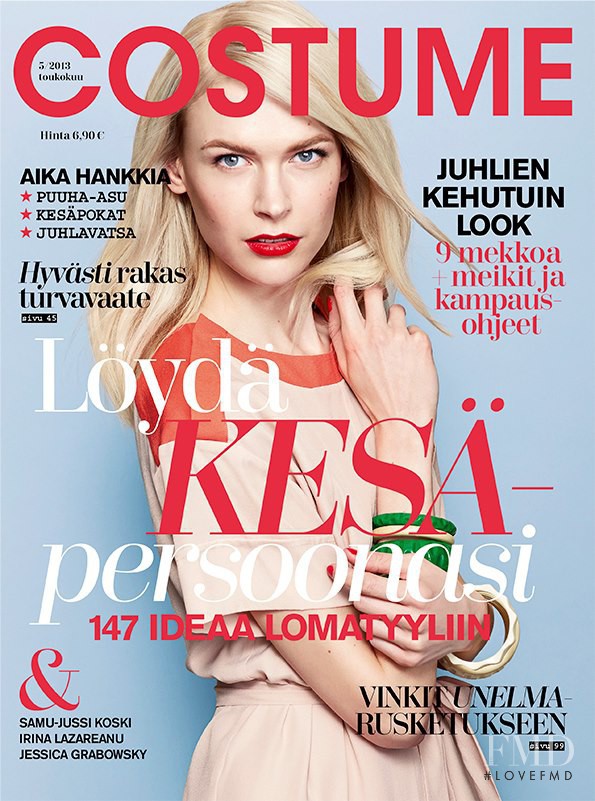 Henna Lintukangas featured on the Costume Finland cover from May 2013