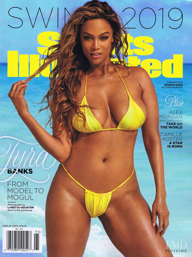 Tyra Banks featured on the Sports Illustrated Swimsuit cover from June 2019