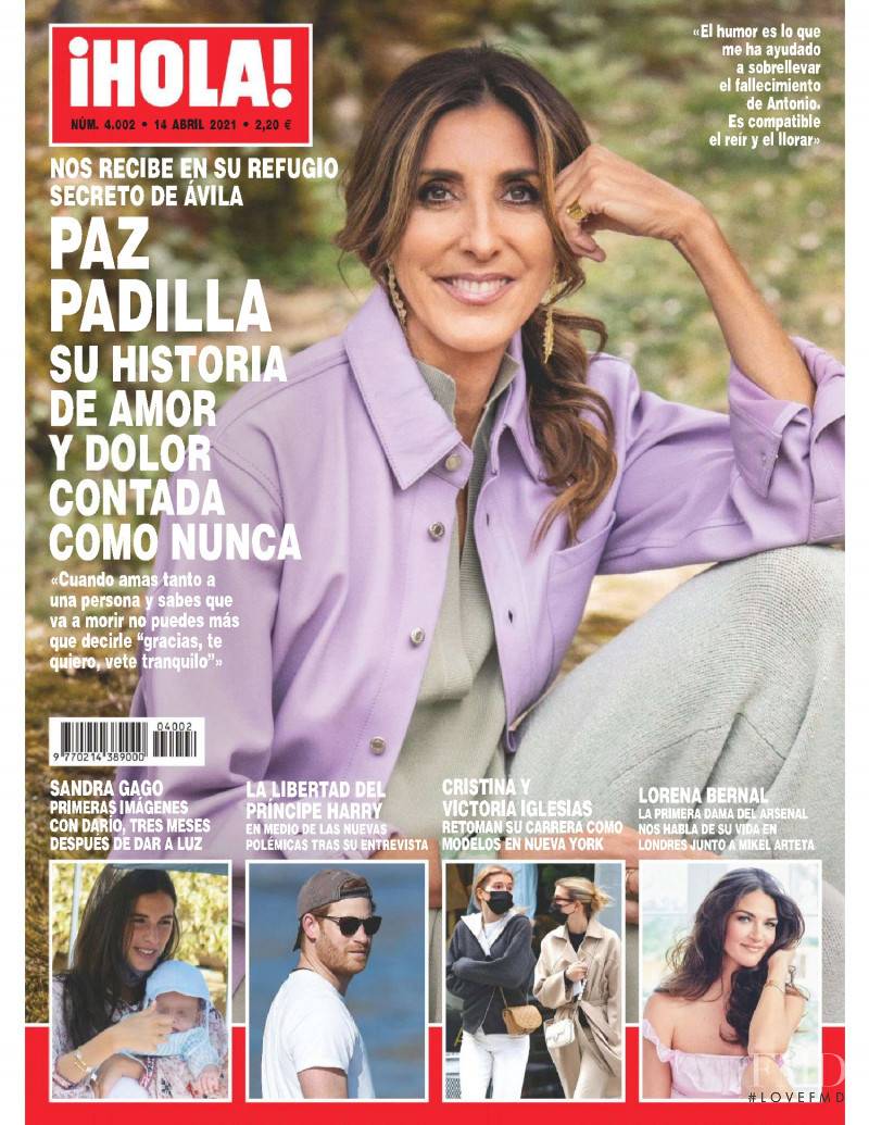  featured on the Hola! cover from April 2021