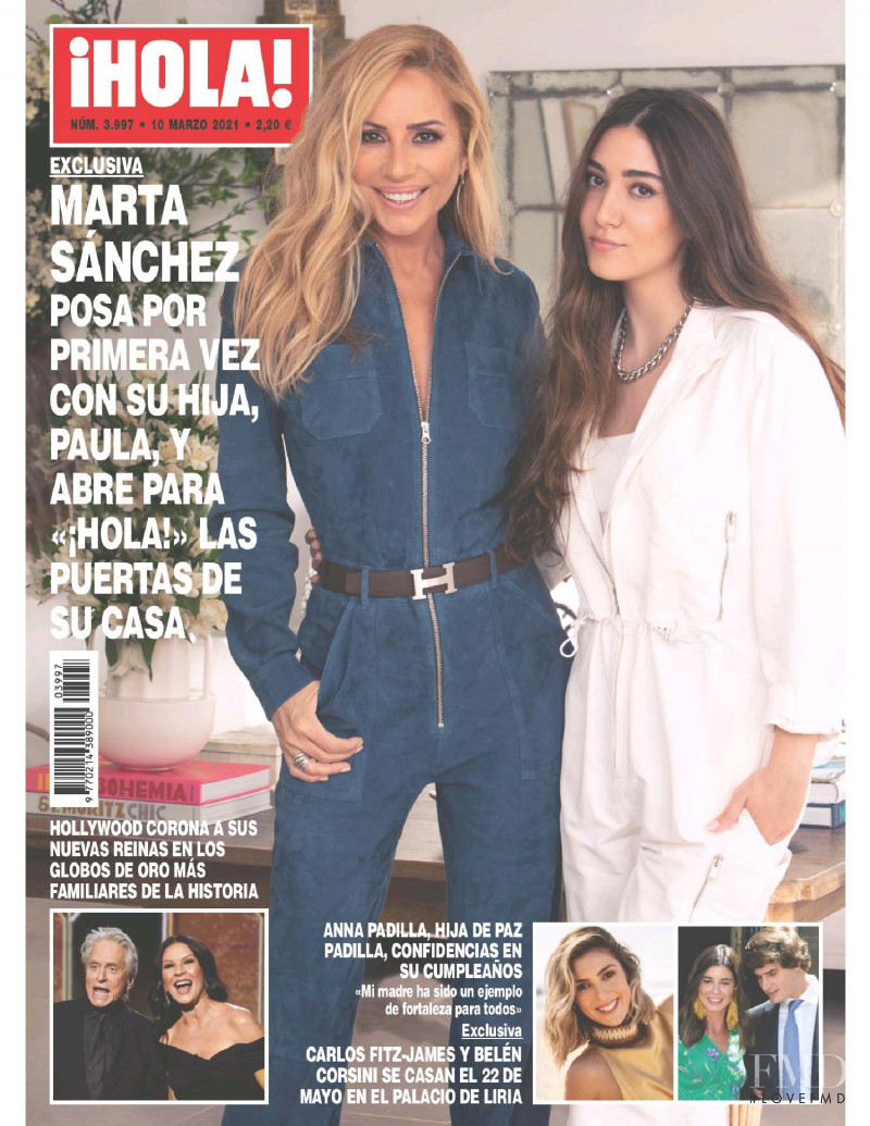  featured on the Hola! cover from March 2021