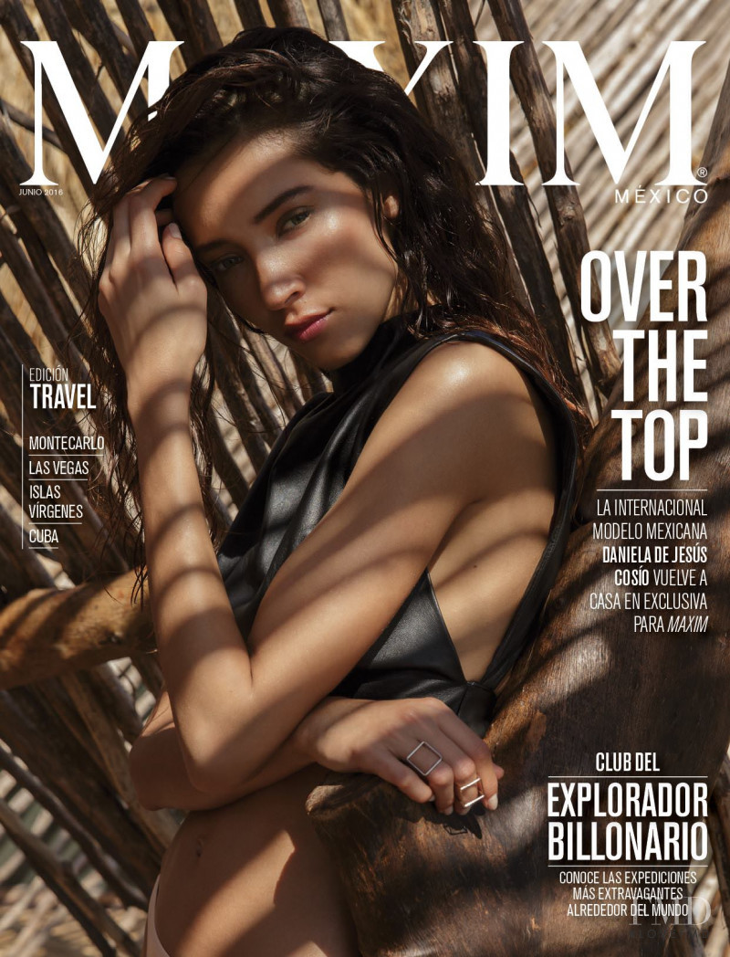 Daniela de Jesus featured on the Maxim Mexico cover from June 2016
