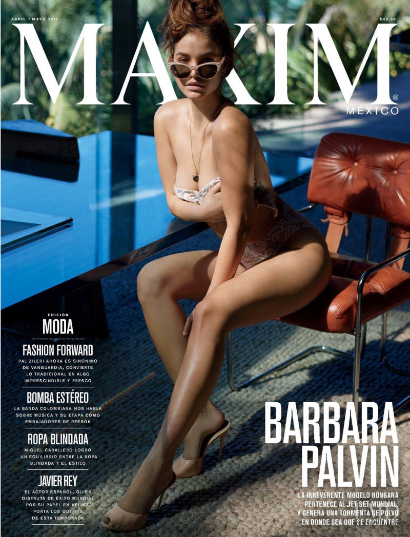 Barbara Palvin featured on the Maxim Mexico cover from April 2017