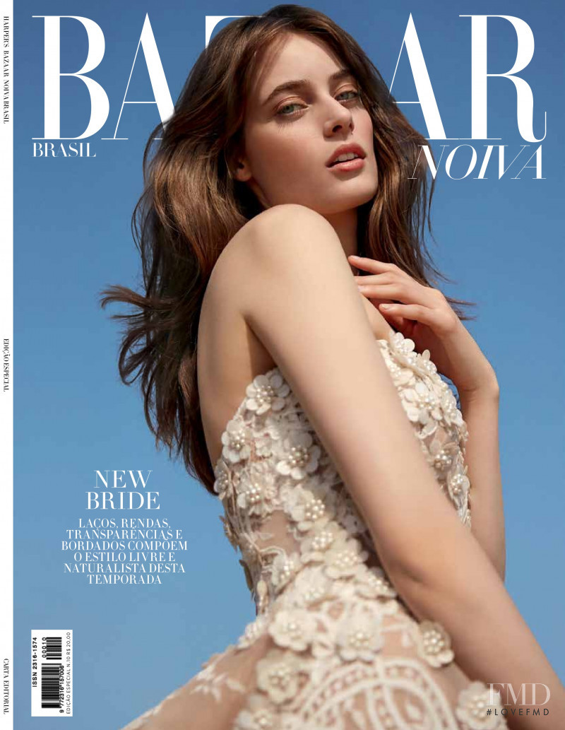  featured on the Harper\'s Bazaar Noiva cover from July 2018