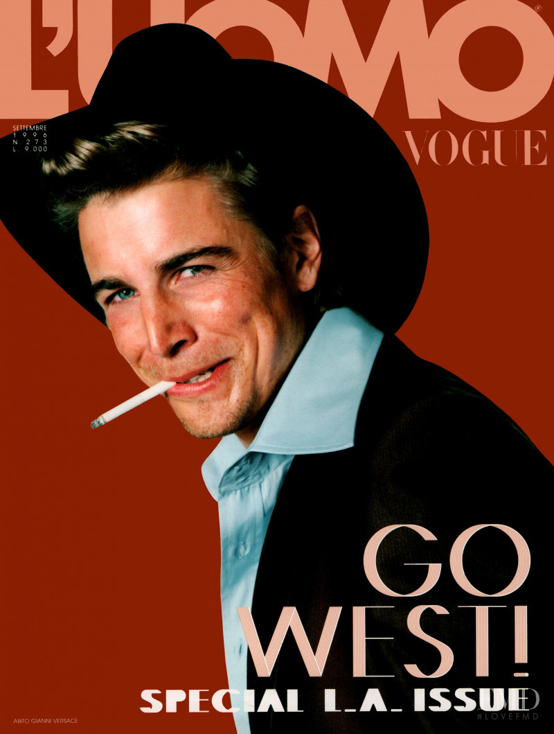 BERTHIL ESPEGREN featured on the L\'Uomo Vogue cover from September 1996