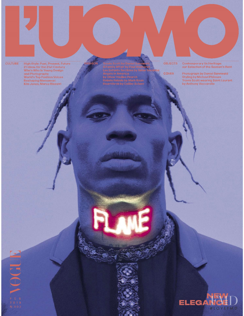  featured on the L\'Uomo Vogue cover from February 2019