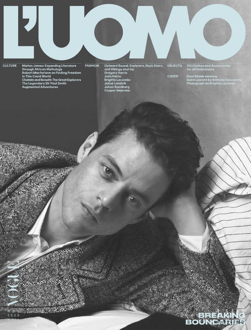  featured on the L\'Uomo Vogue cover from October 2020