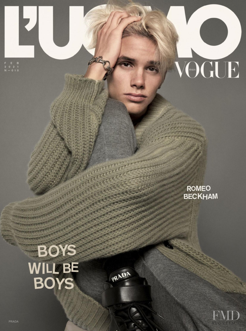  featured on the L\'Uomo Vogue cover from February 2021