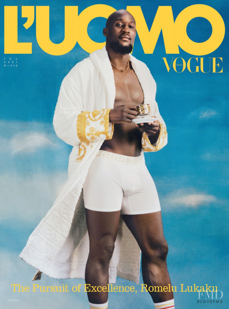  featured on the L\'Uomo Vogue cover from July 2021