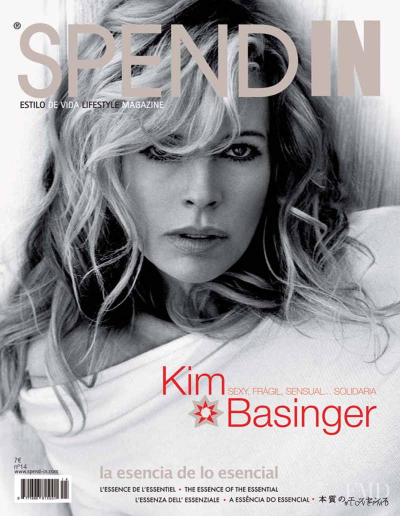 Kim Basinger featured on the Spend In cover from December 2006