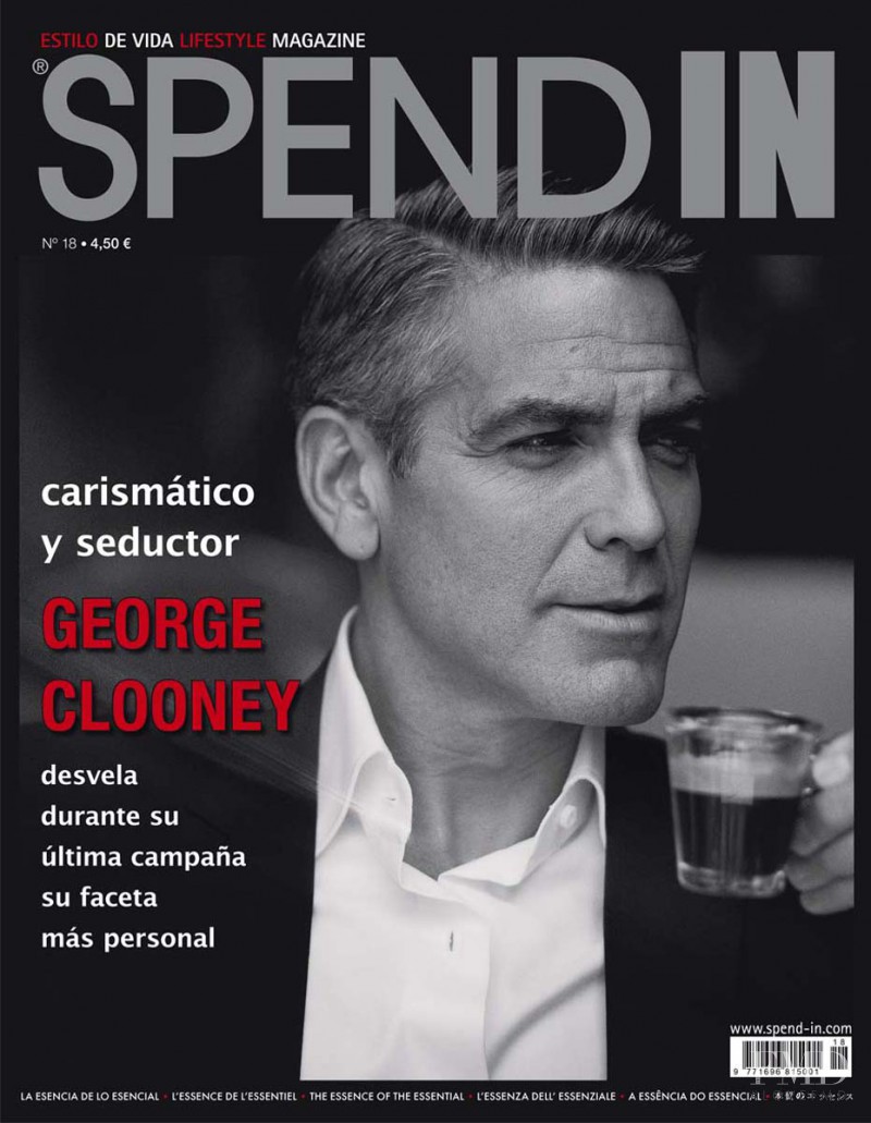 George Clooney featured on the Spend In cover from August 2007