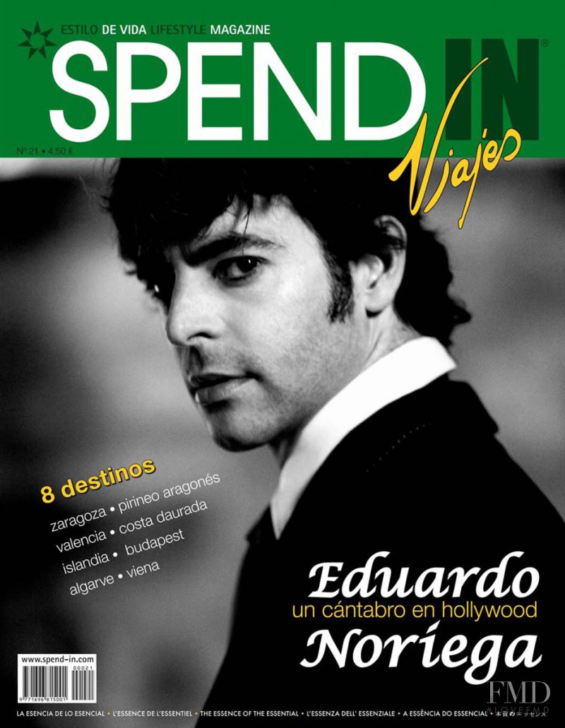 Eduardo Noriega featured on the Spend In cover from January 2008