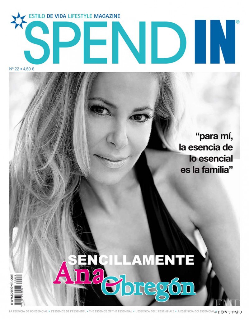 Ana Obregón featured on the Spend In cover from March 2008