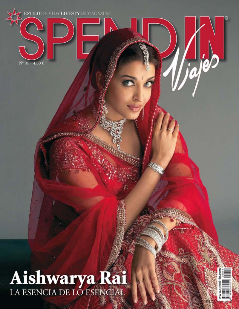 Aishwarya Rai featured on the Spend In cover from October 2009