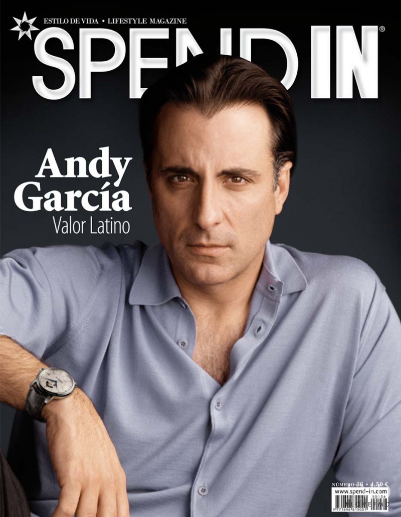 Andy García featured on the Spend In cover from October 2010