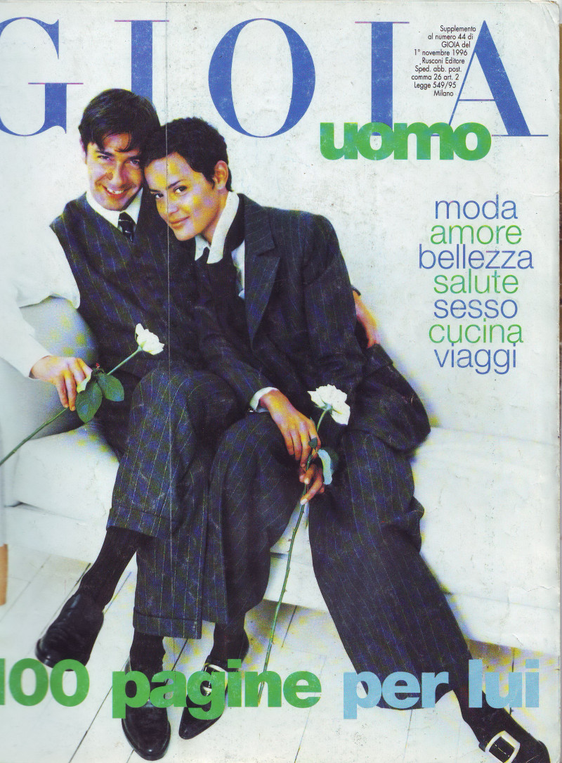 Nadege du Bospertus featured on the Gioia cover from November 1996