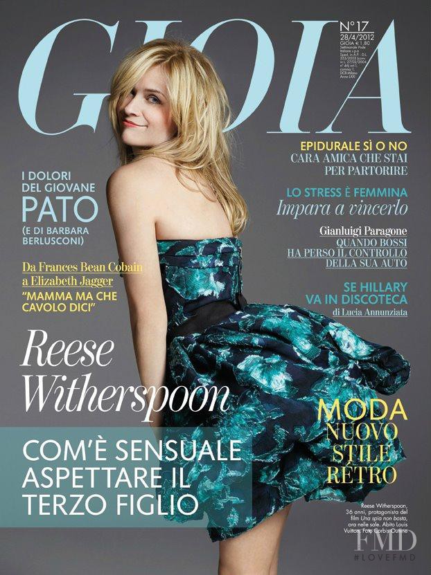 Reese Witherspoon featured on the Gioia cover from April 2012