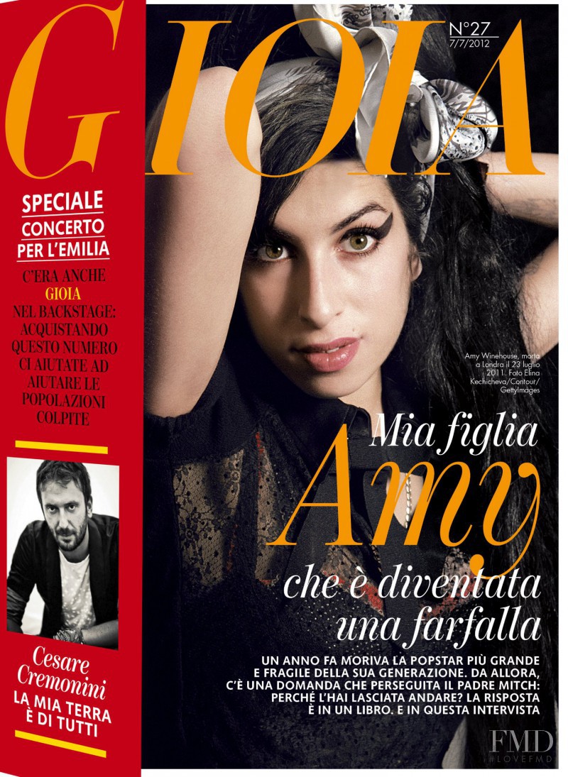 Amy Winehouse featured on the Gioia cover from July 2012