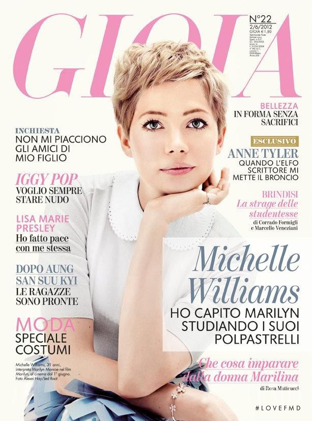 Michelle Williams featured on the Gioia cover from June 2012