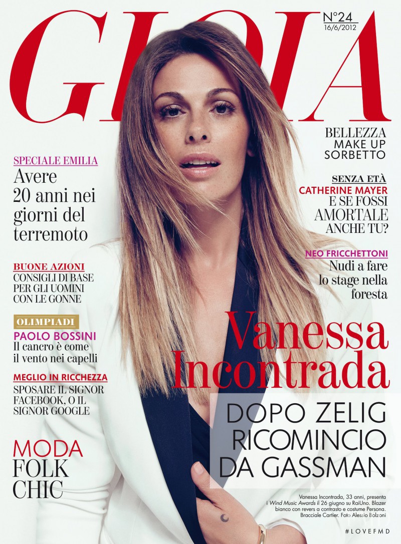 Vanessa Incontrada featured on the Gioia cover from June 2012