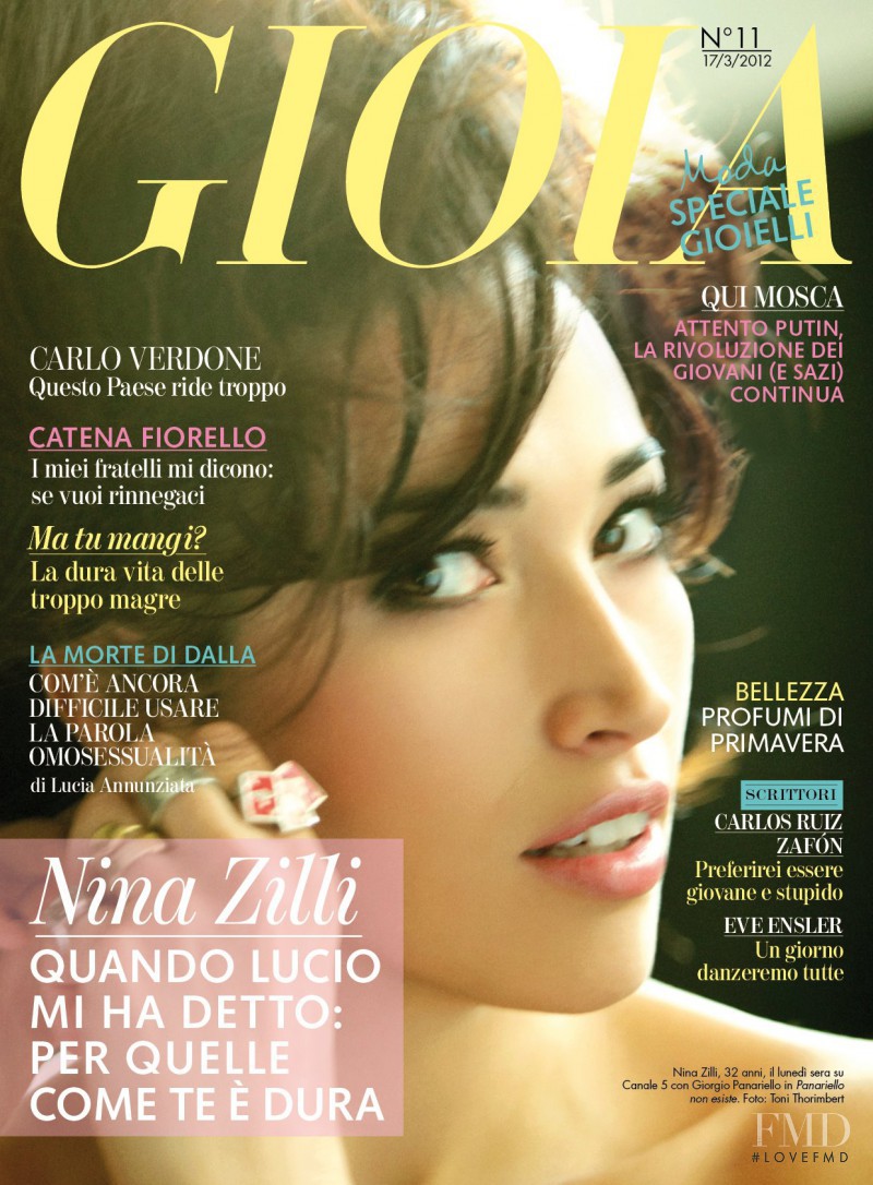 Nina Zilli featured on the Gioia cover from March 2012