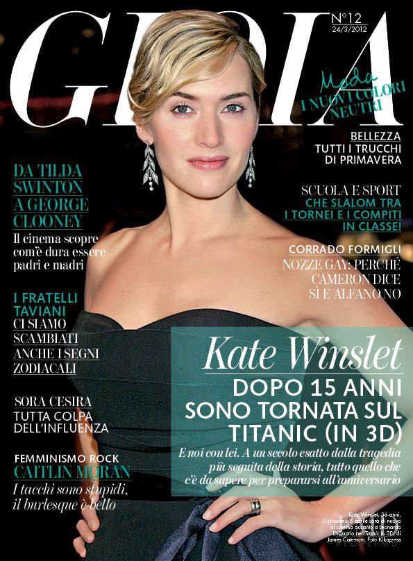 Kate Winslet featured on the Gioia cover from March 2012