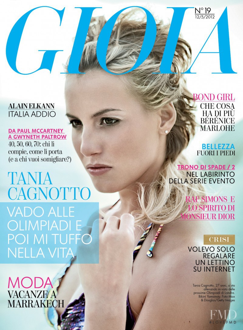 Tania Cagnotto featured on the Gioia cover from May 2012