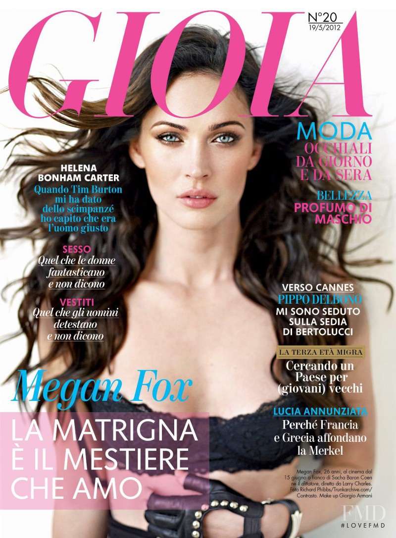 Megan Fox featured on the Gioia cover from May 2012
