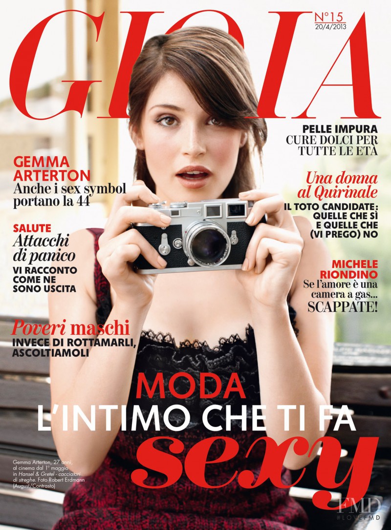 Gemma Arterton featured on the Gioia cover from April 2013