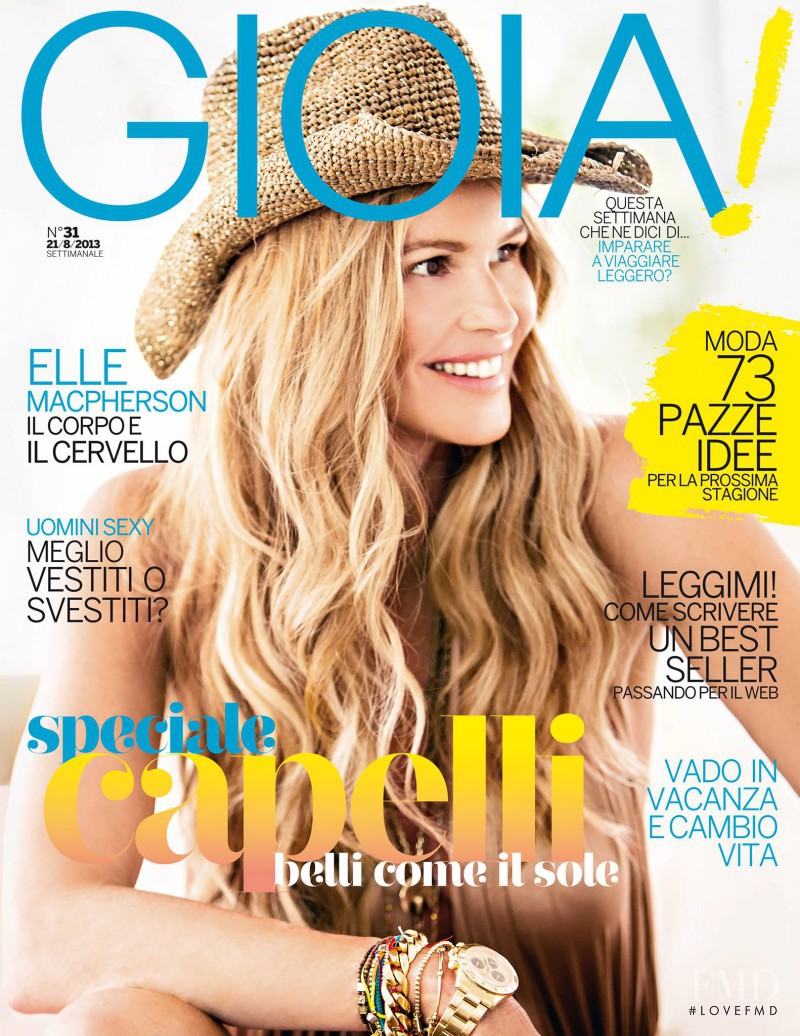 Elle Macpherson featured on the Gioia cover from August 2013
