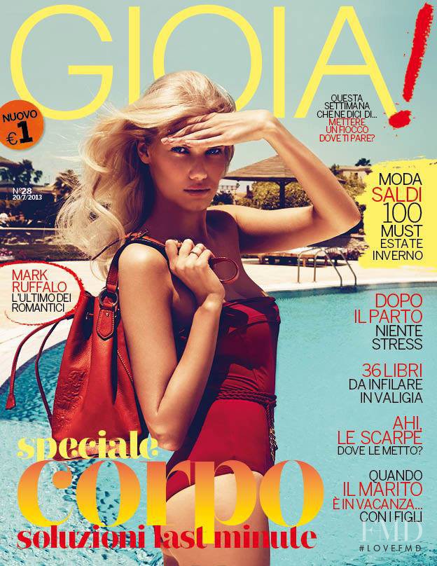 Yulia Terentieva featured on the Gioia cover from July 2013