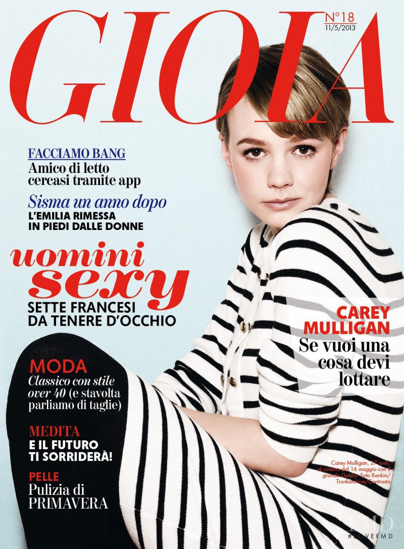 Carey Mulligan featured on the Gioia cover from May 2013