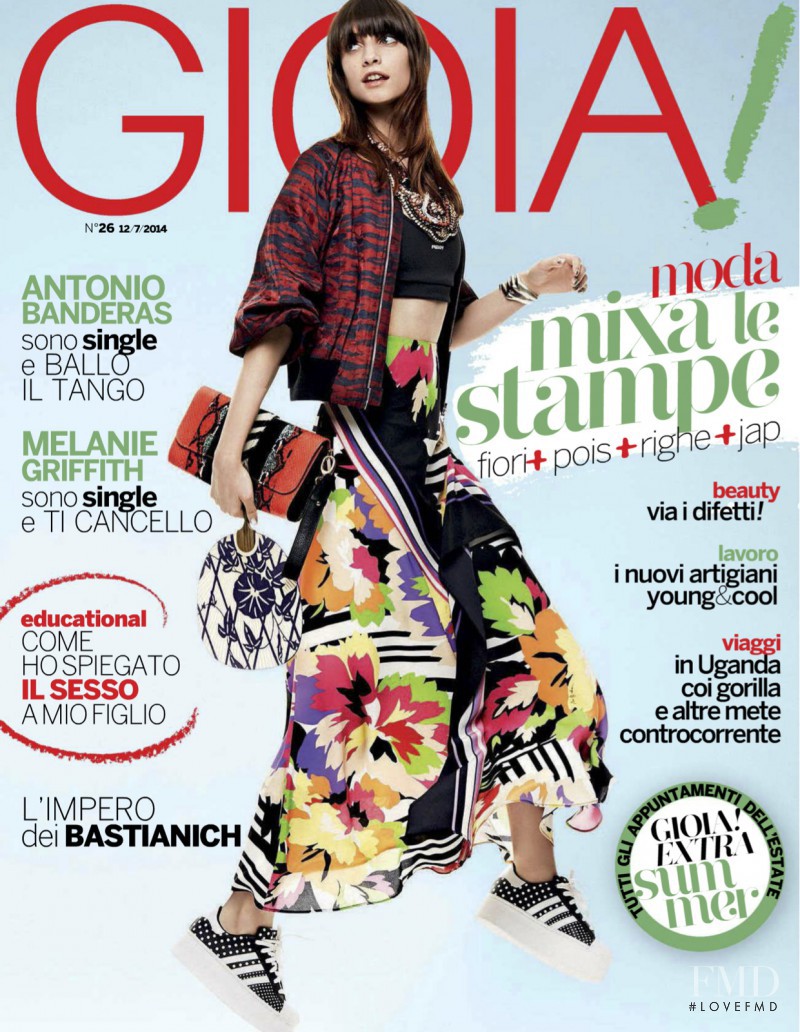 Martyna Frankow featured on the Gioia cover from July 2014