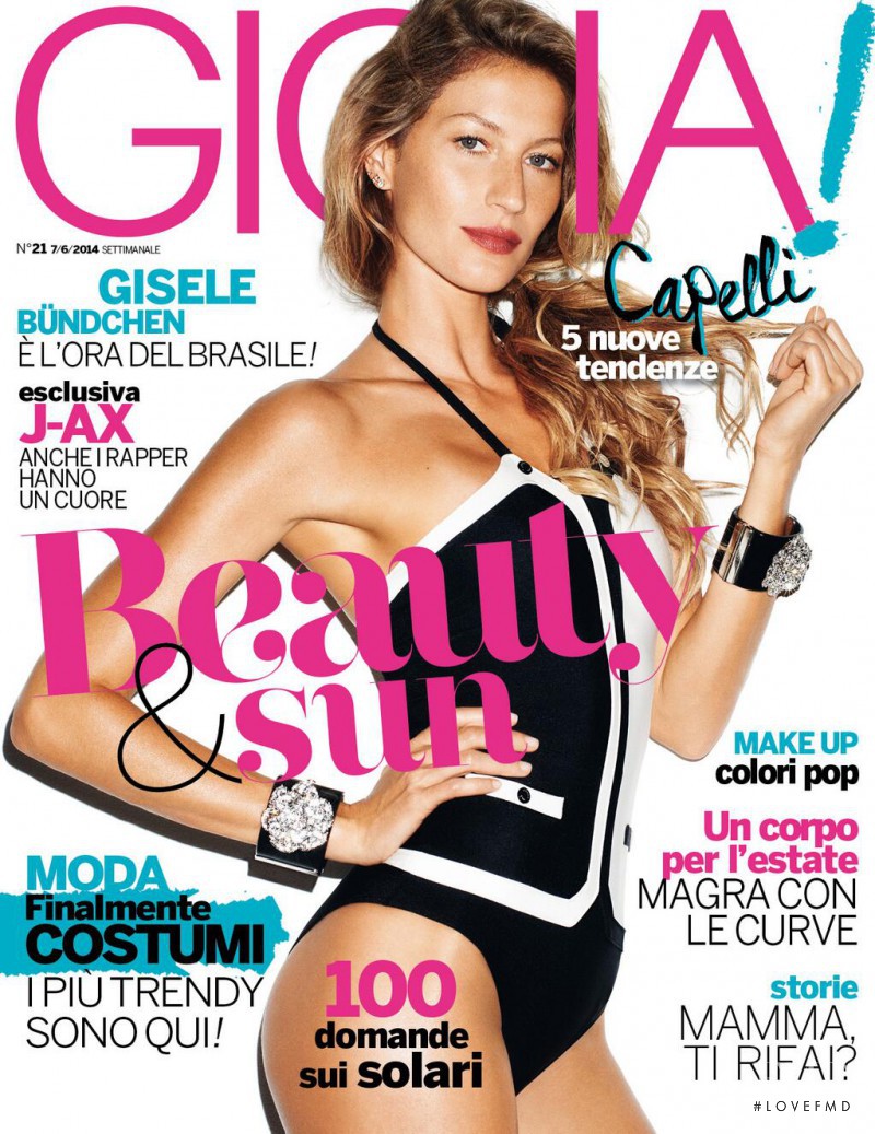 Gisele Bundchen featured on the Gioia cover from June 2014