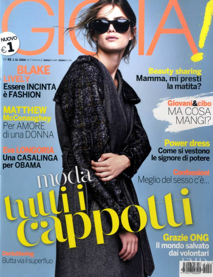 Mathilde Brandi featured on the Gioia cover from December 2015