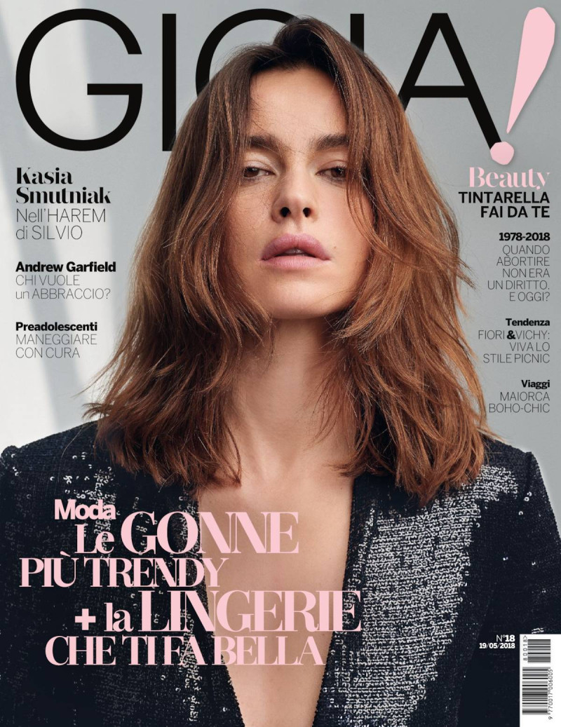 Kasia Smutniak featured on the Gioia cover from May 2018